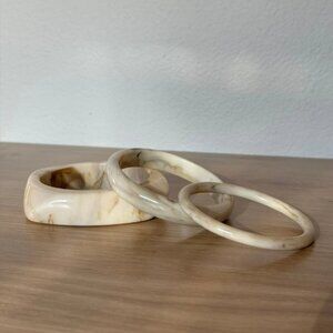 Resin Acrylic Bangle Bracelet